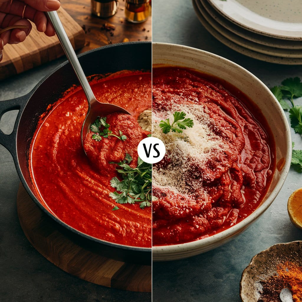 Difference between enchilada sauce and pasta sauce