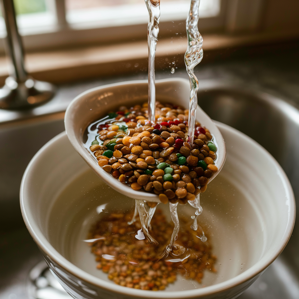 Do you need to rinse lentils before making soup