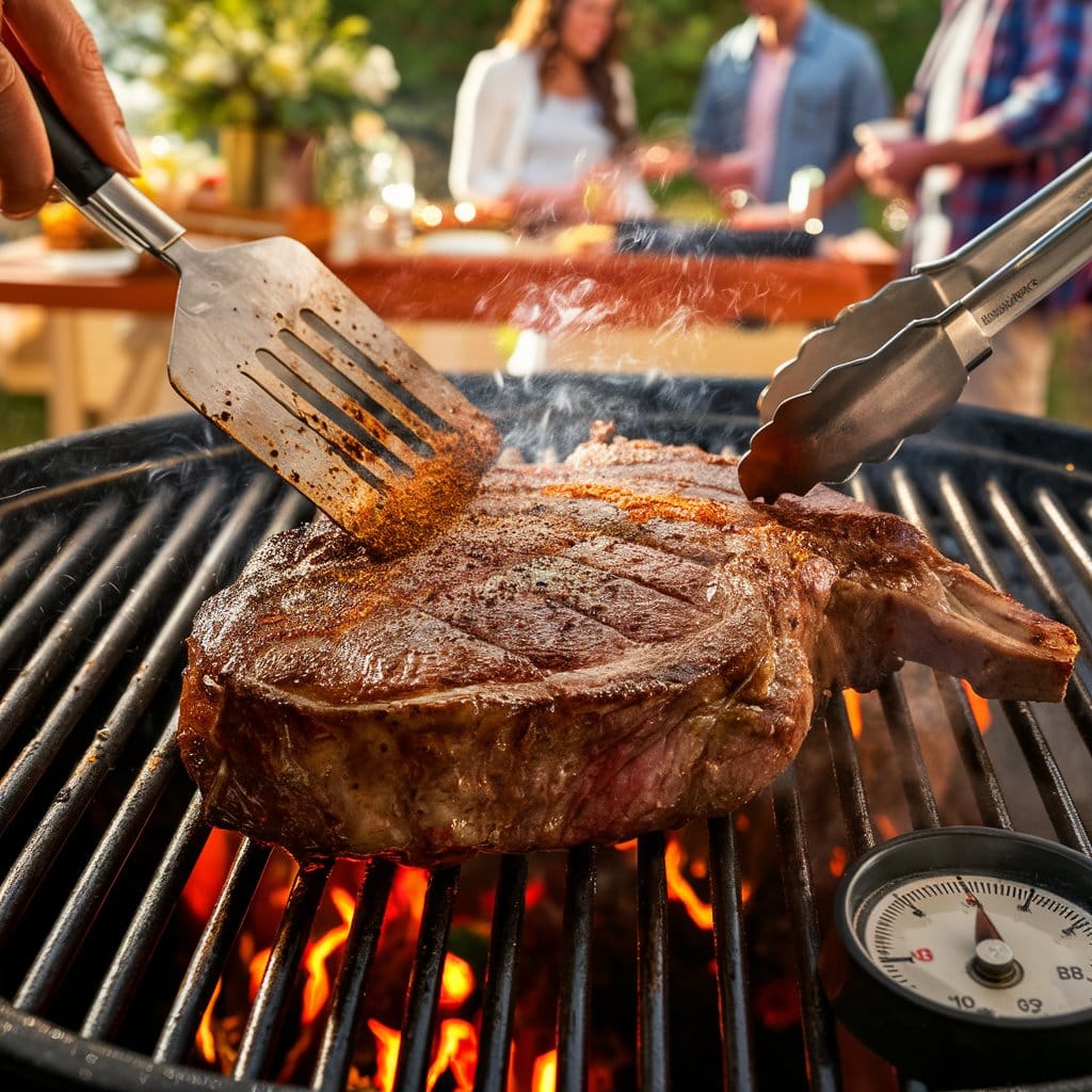 how to bbq a ribeye steak