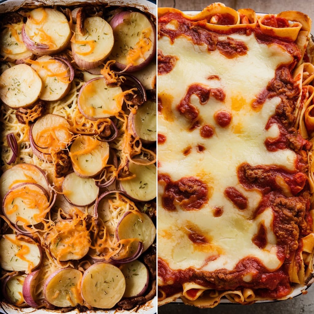 Difference between casserole and lasagna