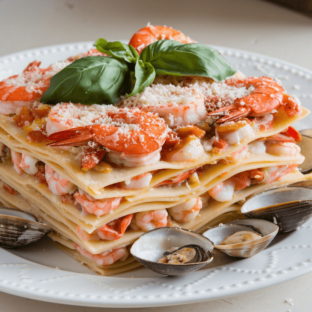 Seafood Lasagna Recipe