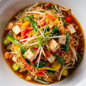 rice noodle veg tofu stir fry recipes