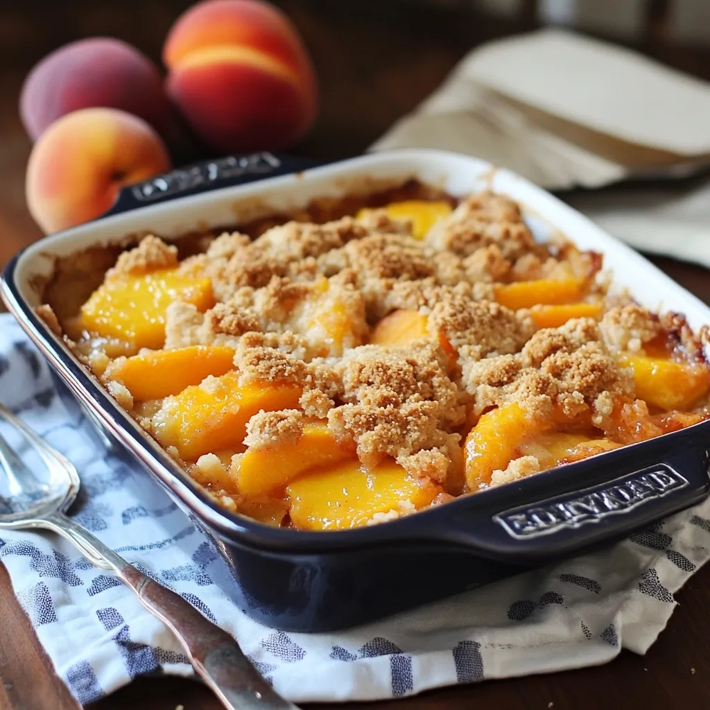 What’s the Difference Between a Peach Cobbler and a Crumble?