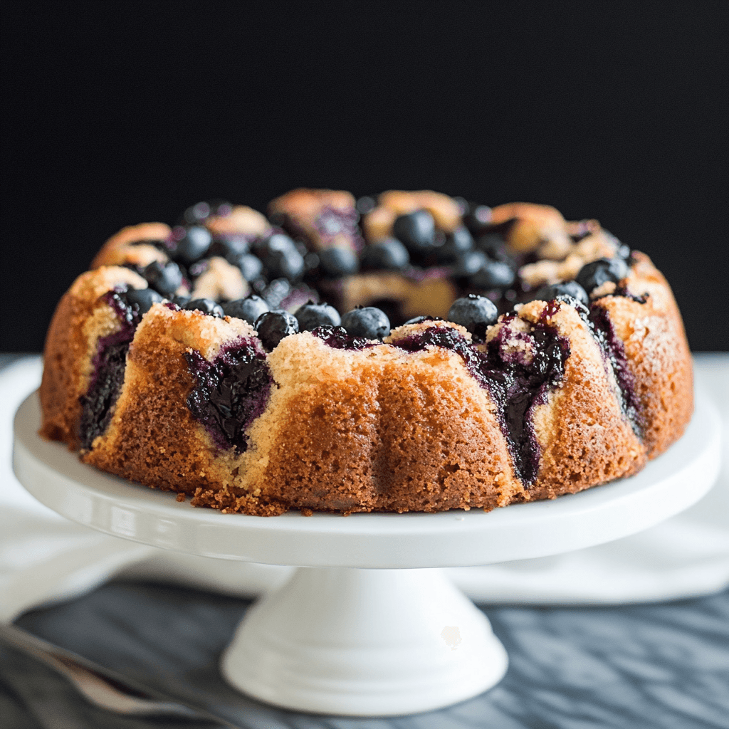 Blueberry Sour Cream Coffee Cake