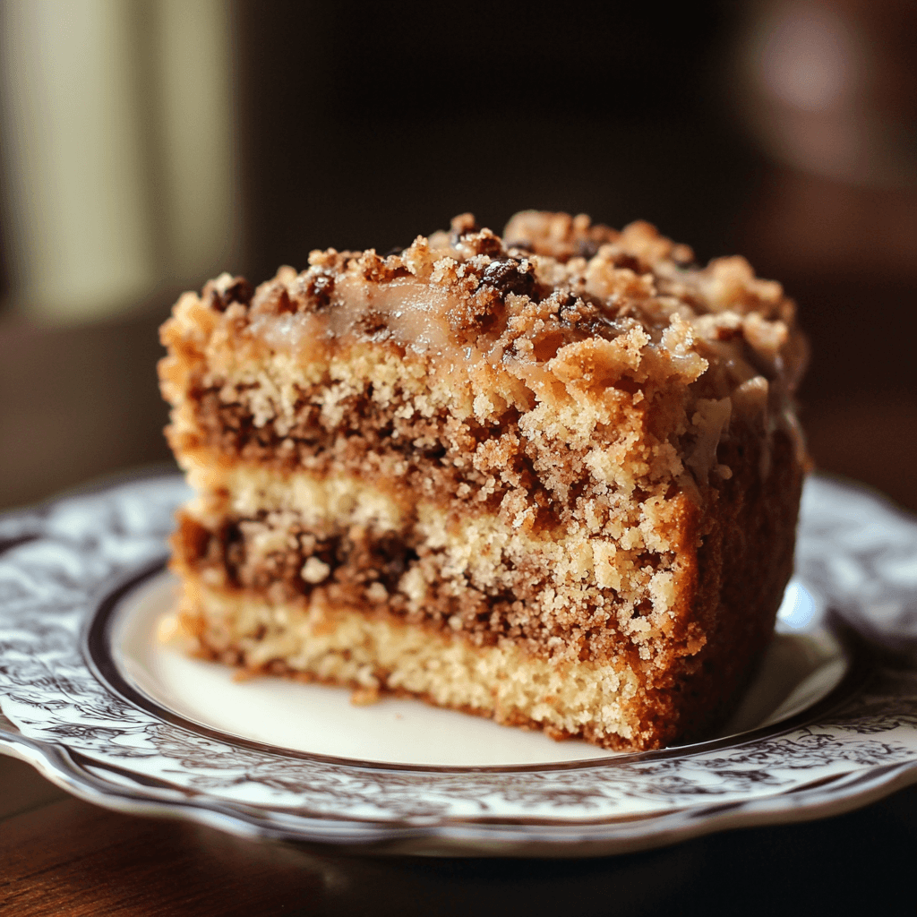 What makes coffee cake different from cake