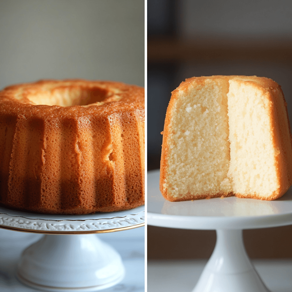 Butter Pound Cake vs. Angel Food Cake