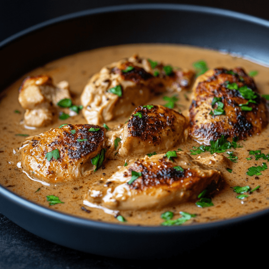 What is chicken gravy made of