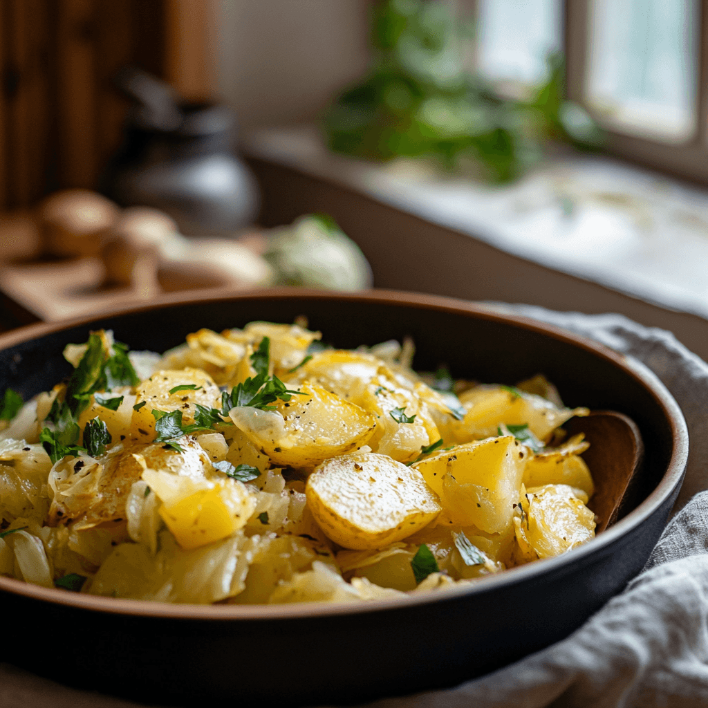 Cabbage and potatoes healthy