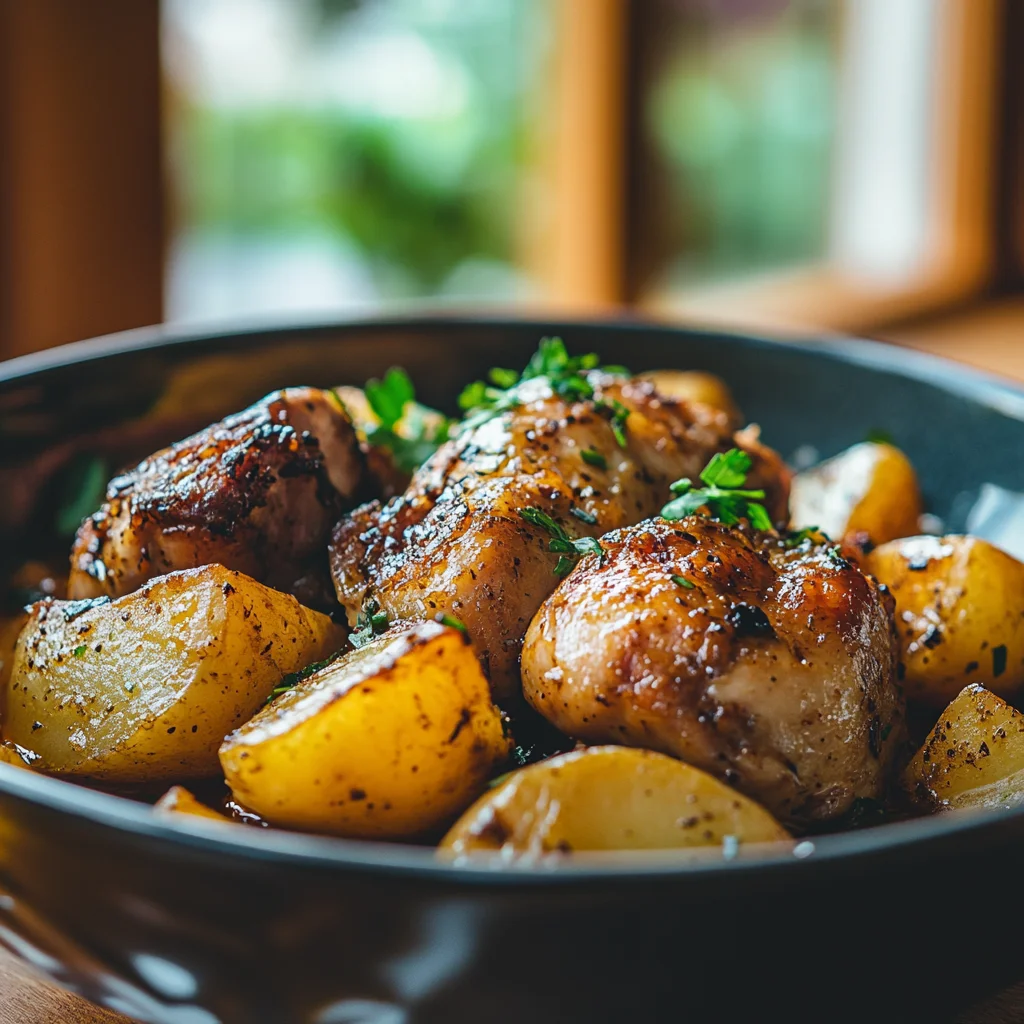Slow Cooker Chicken and Potatoes