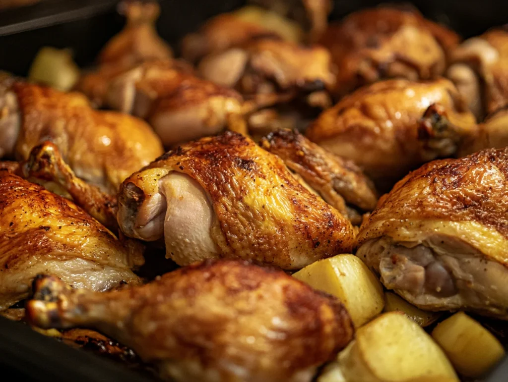 brown chicken before slow cooking